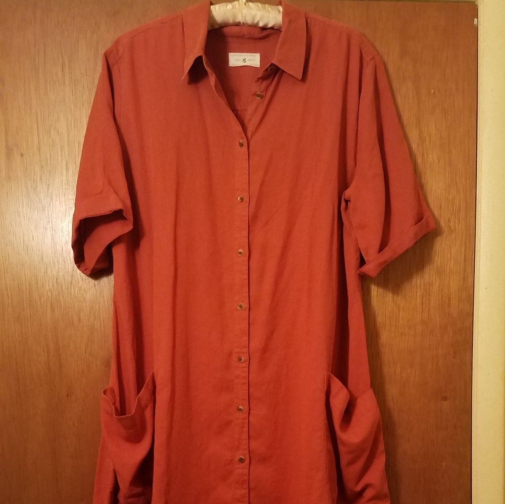 NWOT Lou&Grey T-shirt dress
